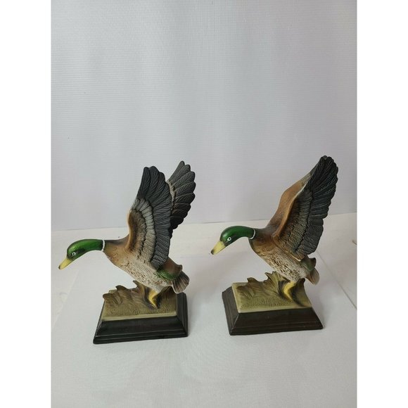 Vintage Bird in Flight Collection Porcelain Figurine Set Flight Of The Mallard